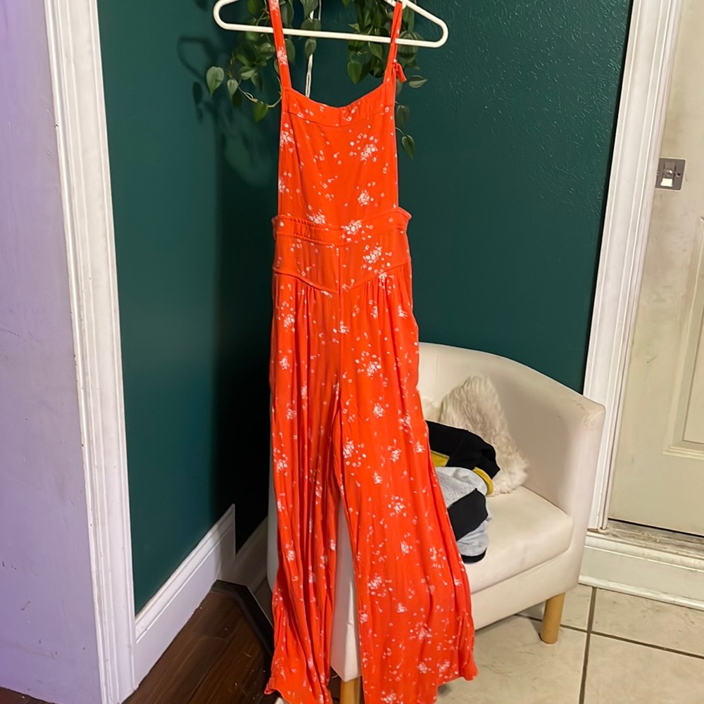 Free People Sweet in the Streets Floral Jumpsuit